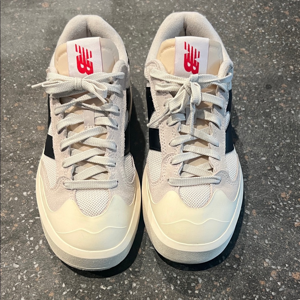 New Balance CT302 Beige and Black Sneakers